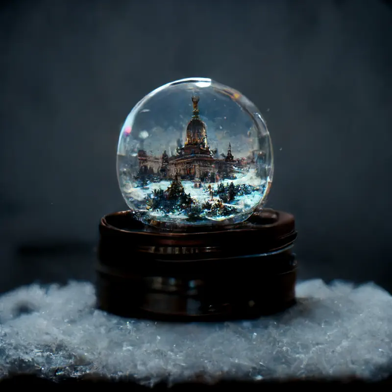 in a snowglobe 2